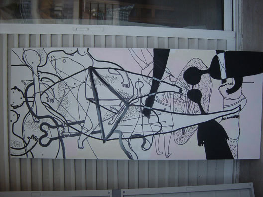 large canvas by Andreas Karaoulanis